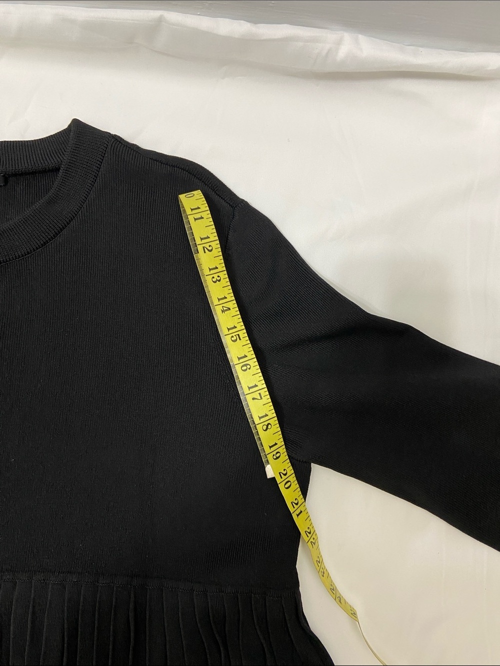 COS Black Ribbed Knit Button-Front Cardigan Size-Large - Picture 9 of 14